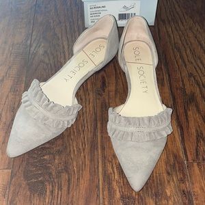 Sole Society So Rosalind Suede Flats